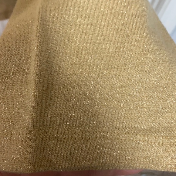 White Stag gold mock turtleneck sweater. Size large - Picture 7 of 9